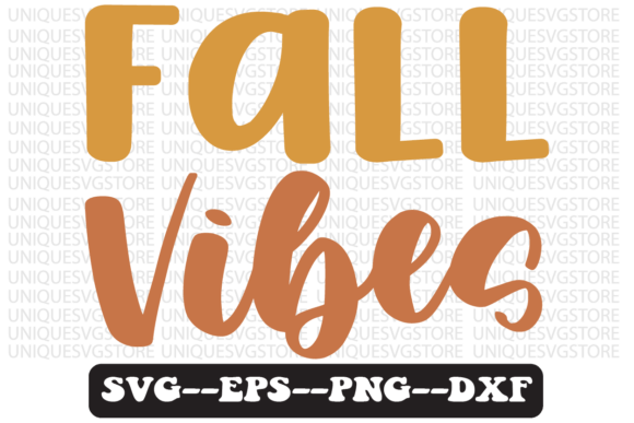 Fall Vibes Quote Retro Svg Design for Crafts and Graphics