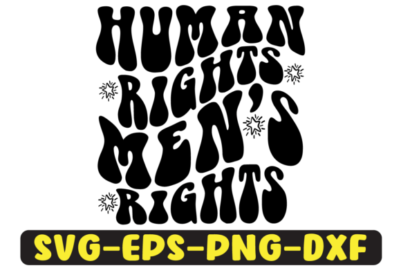 Human Rights Men’s Rights SVG Design Review