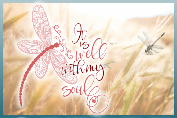 It Is Well with My Soul Butterfly SVG for Crafts and Graphics