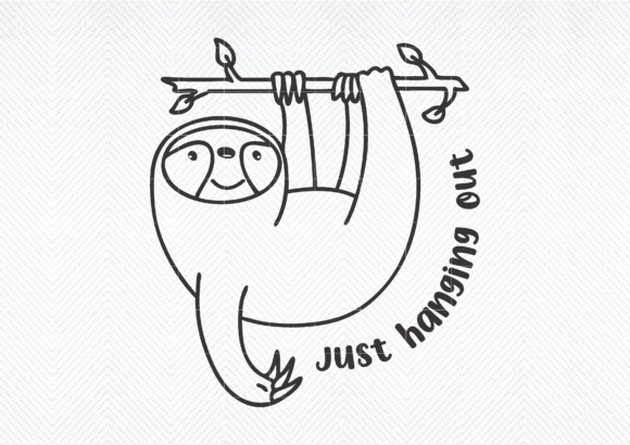 Just Hanging Out SVG for Crafts and Graphics