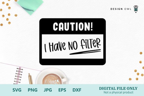 No Filter SVG Design for Crafts and Graphics